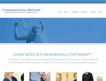Tablet Screenshot of fundamentalmotion.com